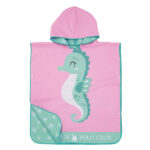 GREENWICH POLO CLUB JUNIOR ΠΟΝΤΣΟ ΘΑΛΑΣΣΗΣ 50Χ115 4176 MINT, PINK GREENWICH POLO CLUB