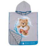 GREENWICH POLO CLUB JUNIOR ΠΟΝΤΣΟ ΘΑΛΑΣΣΗΣ 50Χ115 4179 BLUE, GREY GREENWICH POLO CLUB