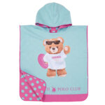 GREENWICH POLO CLUB JUNIOR ΠΟΝΤΣΟ ΘΑΛΑΣΣΗΣ 50Χ115 5223 FUSCIA, MINT GREENWICH POLO CLUB
