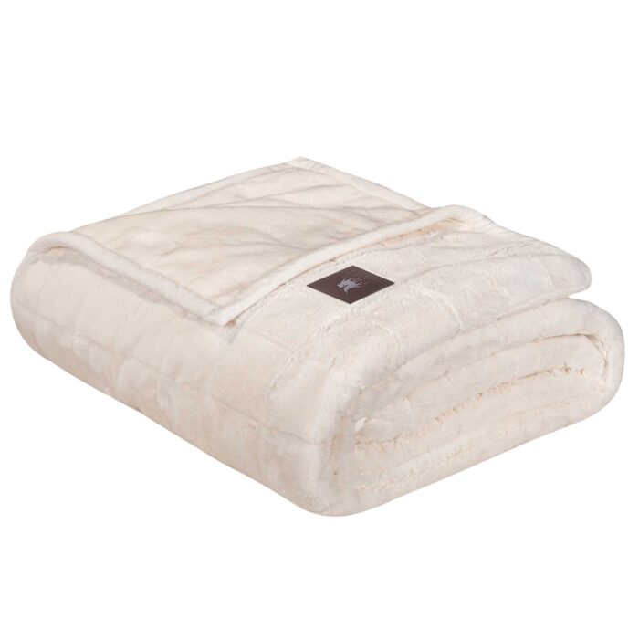GREENWICH POLO CLUB ΚΟΥΒΕΡΤΑ FAUX FUR ΥΠΕΡΔΙΠΛΗ PREMIUM 3451 IVORY GREENWICH POLO CLUB - Image 3