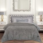 GREENWICH POLO CLUB ΚΟΥΒΕΡΤΑ FAUX FUR ΥΠΕΡΔΙΠΛΗ PREMIUM 3831 TAUPE GREENWICH POLO CLUB