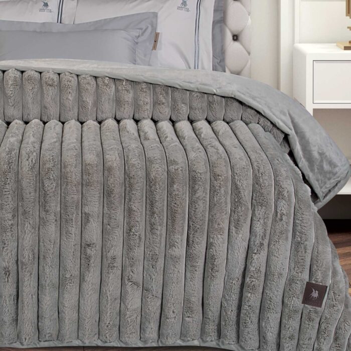 GREENWICH POLO CLUB ΚΟΥΒΕΡΤΑ FAUX FUR ΥΠΕΡΔΙΠΛΗ PREMIUM 3831 TAUPE GREENWICH POLO CLUB - Image 2