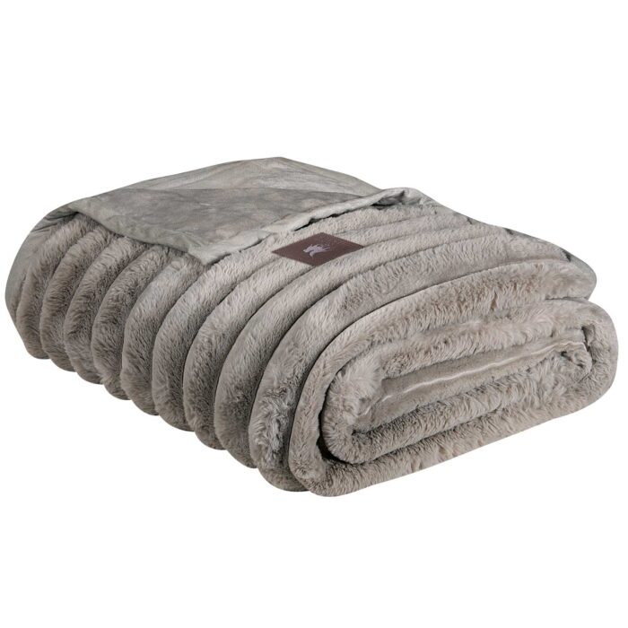 GREENWICH POLO CLUB ΚΟΥΒΕΡΤΑ FAUX FUR ΥΠΕΡΔΙΠΛΗ PREMIUM 3831 TAUPE GREENWICH POLO CLUB - Image 3