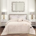 GREENWICH POLO CLUB ΚΟΥΒΕΡΤΟΠΑΠΛΩΜΑ RABBIT FAUX FUR KING PREMIUM 3962 IVORY GREENWICH POLO CLUB