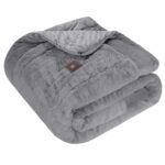 GREENWICH POLO CLUB ΚΟΥΒΕΡΤΟΠΑΠΛΩΜΑ RABBIT FAUX FUR KING PREMIUM 3964 GREY GREENWICH POLO CLUB - Image 3