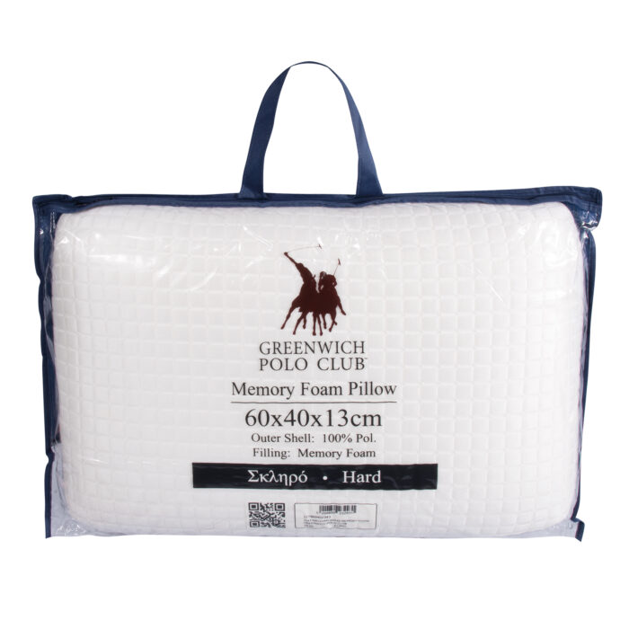 GREENWICH POLO CLUB ΜΑΞΙΛΑΡΙ MEMORY FOAM 60Χ40 2343 WHITE GREENWICH POLO CLUB - Image 3