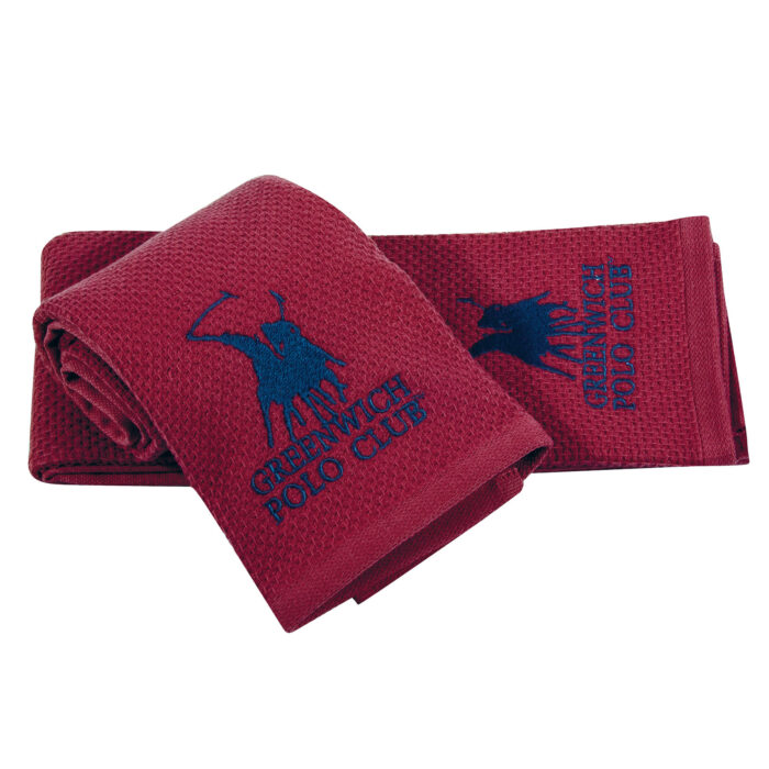 GREENWICH POLO CLUB ΠΕΤΣΕΤΕΣ ΚΟΥΖΙΝΑΣ ΣΕΤ 2TMX 40Χ60 2802 ΚΟΚΚΙΝΟ GREENWICH POLO CLUB - Image 2