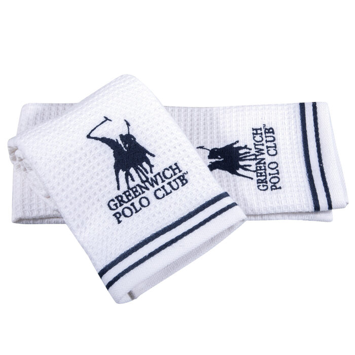 GREENWICH POLO CLUB ΠΕΤΣΕΤΕΣ ΚΟΥΖΙΝΑΣ ΣΕΤ 2TMX 40Χ60 2806 ΛΕΥΚΟ, ΜΠΛΕ GREENWICH POLO CLUB - Image 2