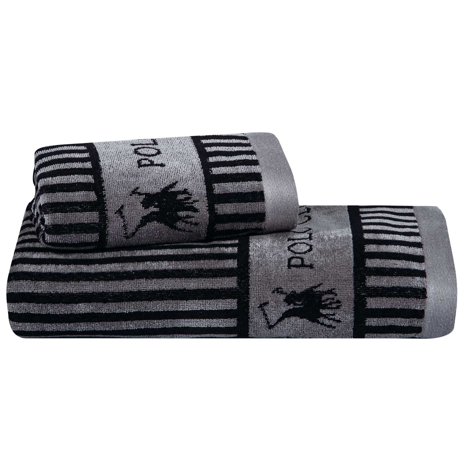 267801504143.jpg GREENWICH POLO CLUB ΠΕΤΣΕΤΑ ΜΠΑΝΙΟΥ 80Χ150 LOFT 4143 DARK GREY GREENWICH POLO CLUB - Image 1