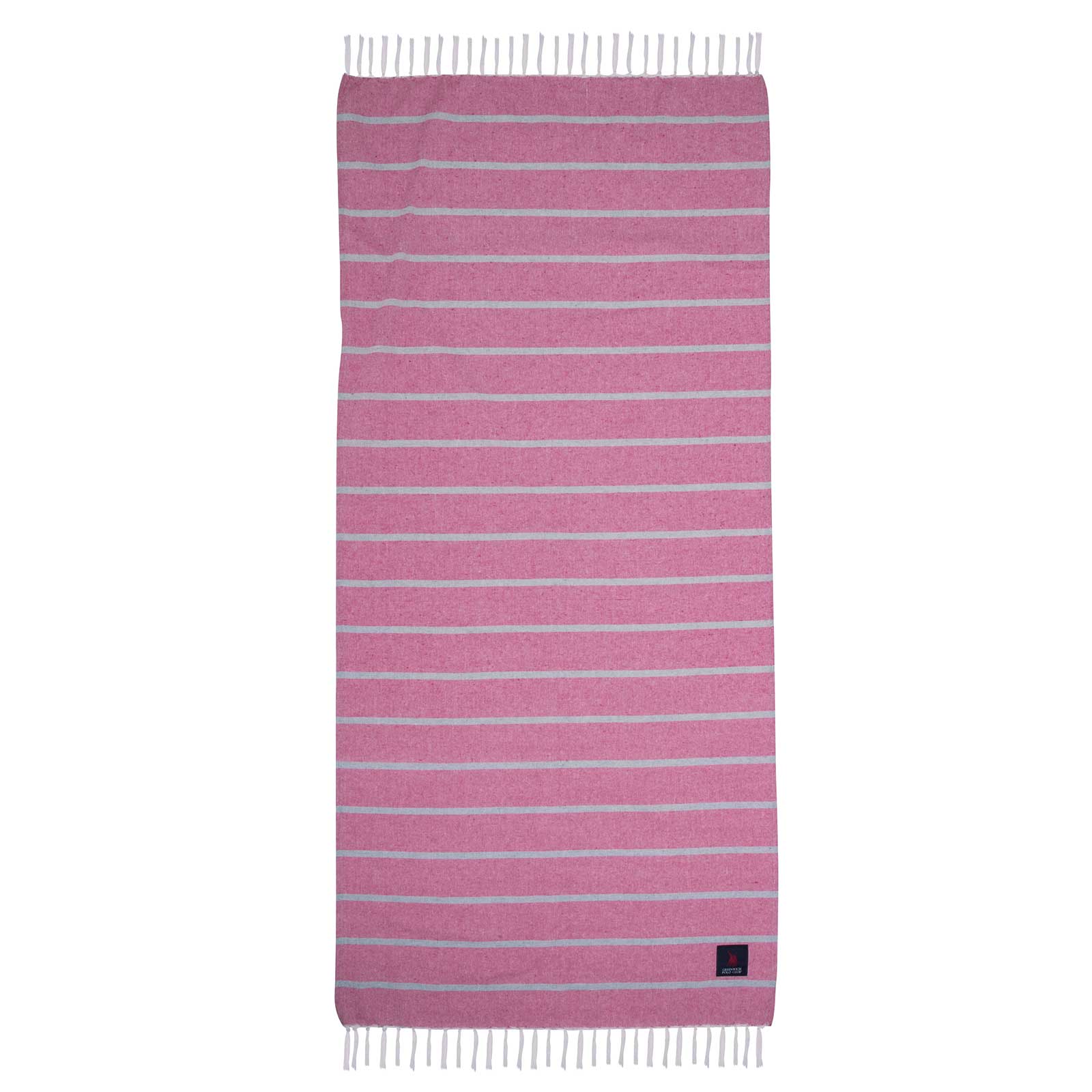 267801703844.jpg GREENWICH POLO CLUB PAREO JACQUARD 80Χ170 3844 PINK GREENWICH POLO CLUB - Image 1