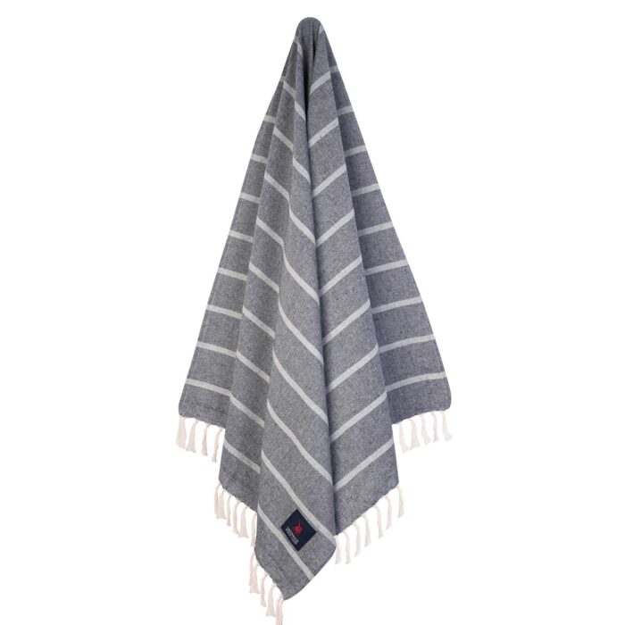 GREENWICH POLO CLUB PAREO JACQUARD 80Χ170 3845 GREY GREENWICH POLO CLUB - Image 2