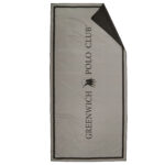 GREENWICH POLO CLUB ΠΕΤΣΕΤΑ ΘΑΛΑΣΣΗΣ 80Χ170 ESSENTIAL 5213 BLACK, GREY GREENWICH POLO CLUB