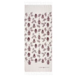 GREENWICH POLO CLUB PAREO PRINTED 80Χ180 3671 BORDEAUX GREENWICH POLO CLUB