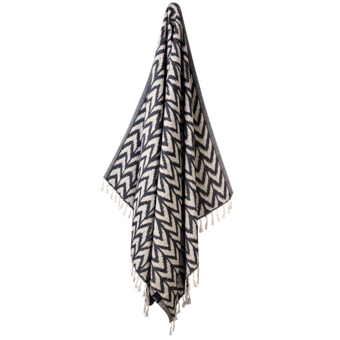 GREENWICH POLO CLUB PAREO FOUTA 80X180 3684 BLACK GREENWICH POLO CLUB - Image 2