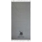 GREENWICH POLO CLUB PAREO FOUTA 90Χ170 3794 GREY GREENWICH POLO CLUB