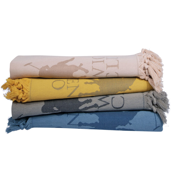 GREENWICH POLO CLUB PAREO FOUTA 90Χ170 3794 GREY GREENWICH POLO CLUB - Image 4