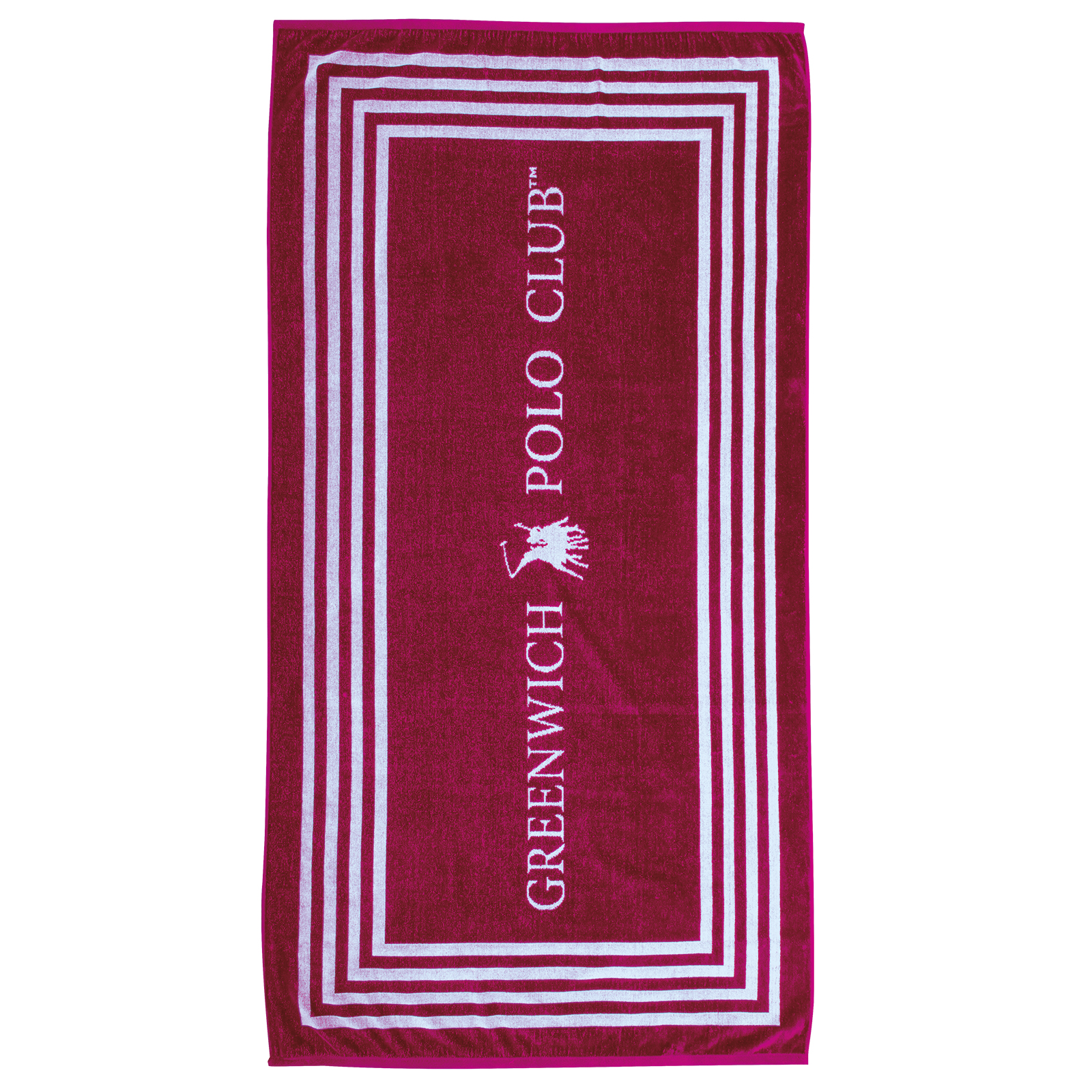 267901704055.jpg GREENWICH POLO CLUB ΠΕΤΣΕΤΑ ΘΑΛΑΣΣΗΣ 90Χ170 4055 RED, WHITE GREENWICH POLO CLUB - Image 1