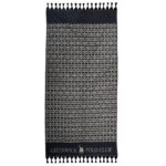 GREENWICH POLO CLUB PAREO FOUTA 90Χ170 4056 BLACK, GREY GREENWICH POLO CLUB