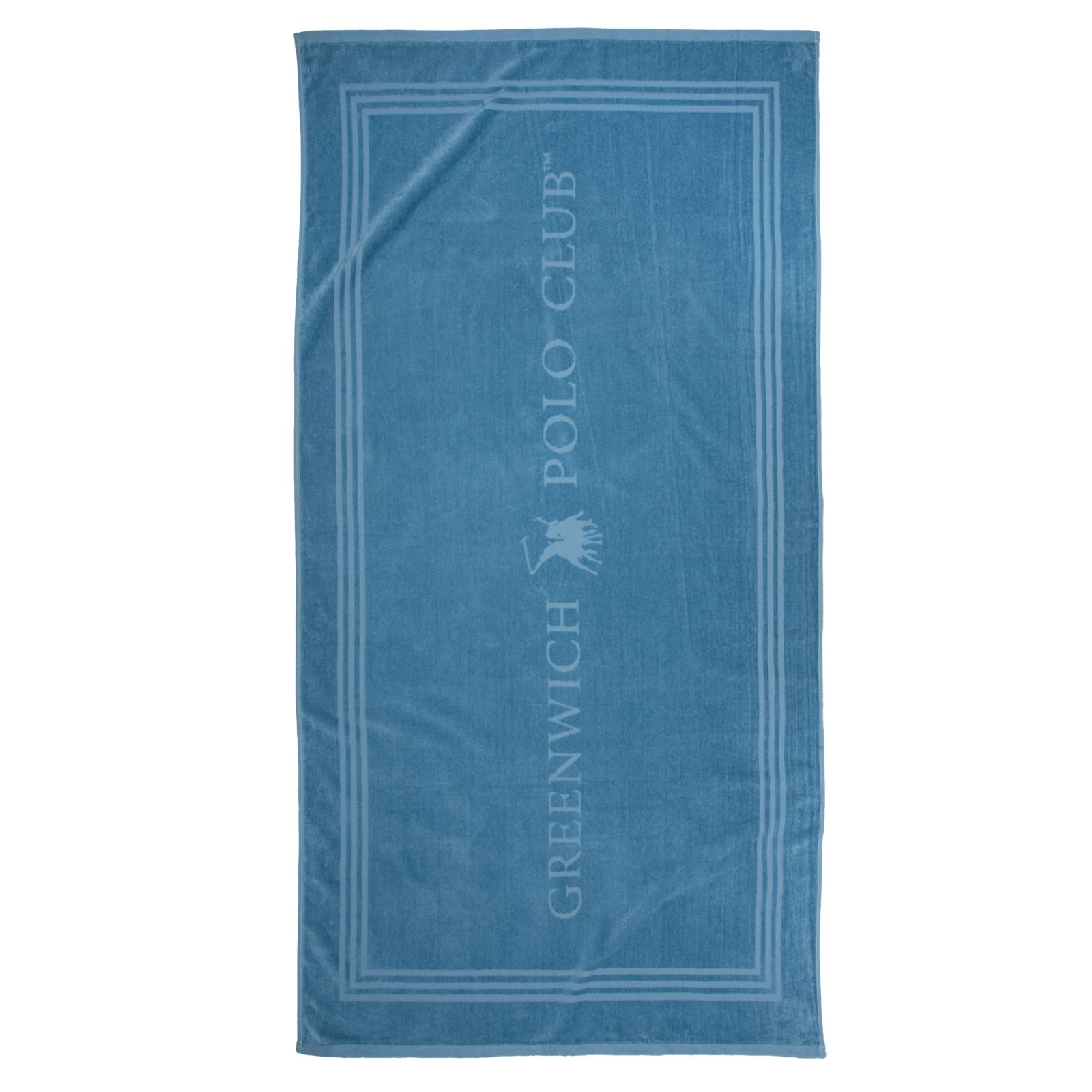 267901705201.jpg GREENWICH POLO CLUB ΠΕΤΣΕΤΑ ΘΑΛΑΣΣΗΣ 90Χ170 ESSENTIAL 5201 DUSTY BLUE GREENWICH POLO CLUB - Image 1
