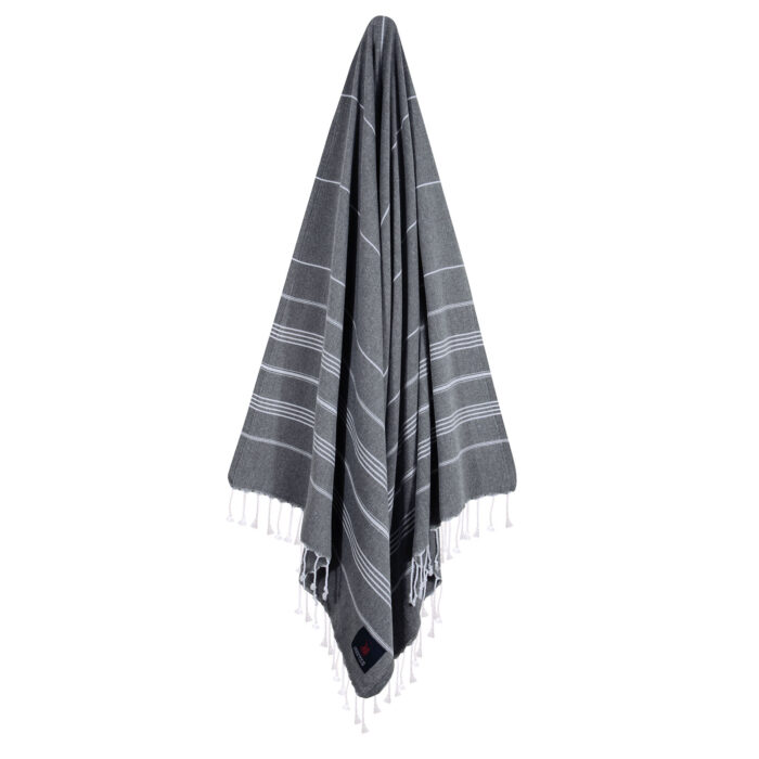 GREENWICH POLO CLUB PAREO JACQUARD 80Χ180 3812 GREY GREENWICH POLO CLUB - Image 2