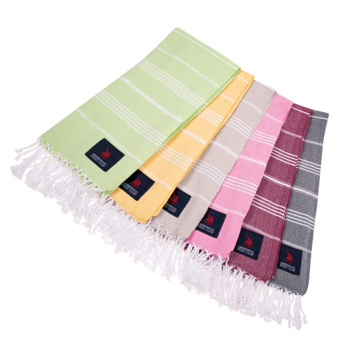 GREENWICH POLO CLUB PAREO JACQUARD 80Χ180 3812 GREY GREENWICH POLO CLUB - Image 3