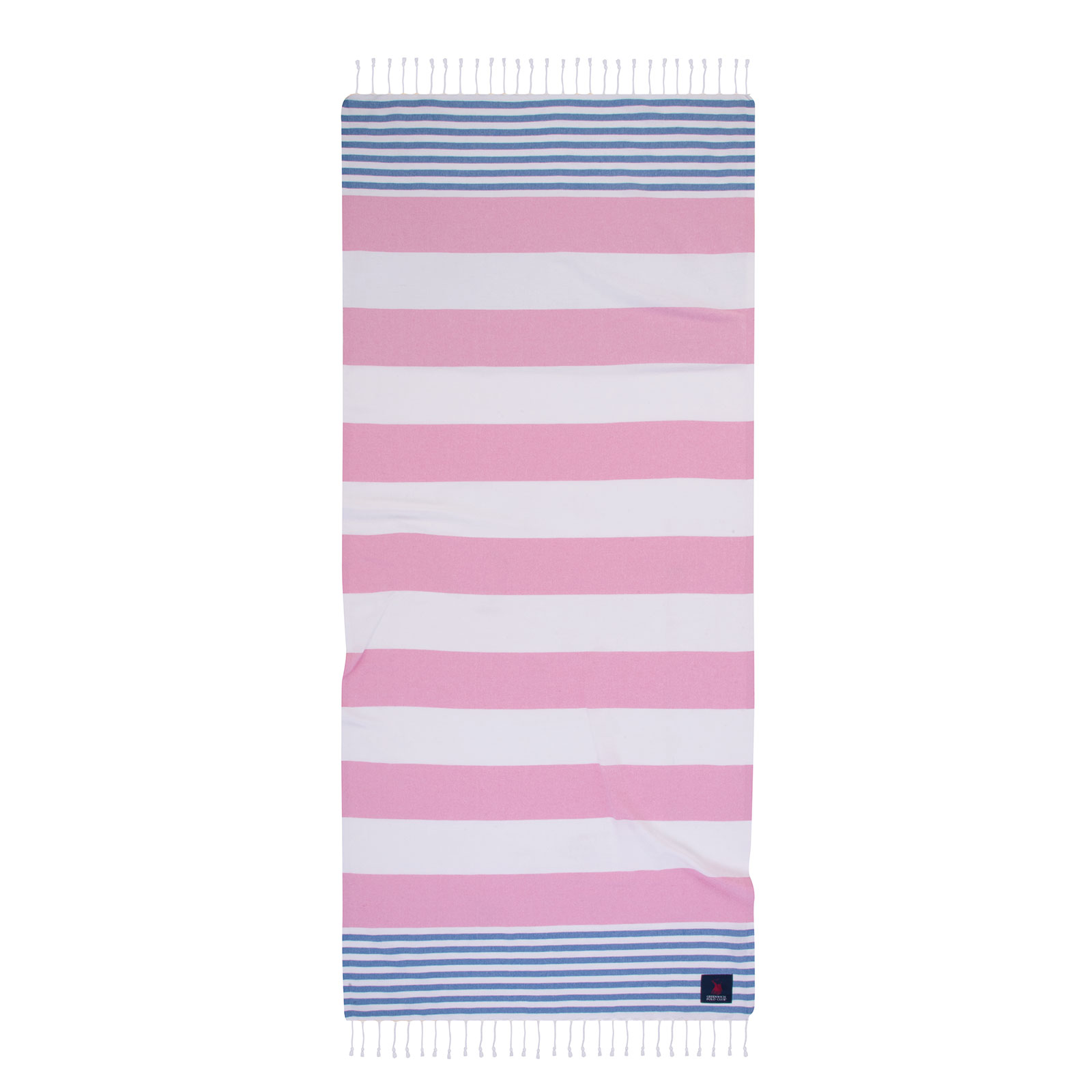 267901803814.jpg GREENWICH POLO CLUB PAREO JACQUARD 80Χ180 3814 PINK GREENWICH POLO CLUB - Image 1