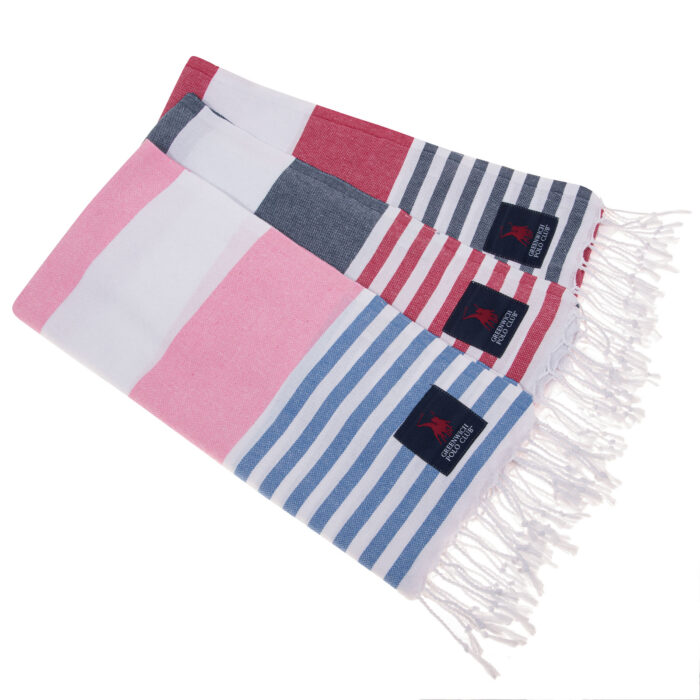 GREENWICH POLO CLUB PAREO JACQUARD 80Χ180 3815 RED GREENWICH POLO CLUB - Image 3
