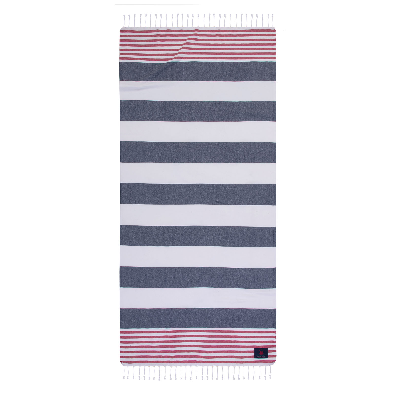 267901803816.jpg GREENWICH POLO CLUB PAREO JACQUARD 80Χ180 3816 BLUE GREENWICH POLO CLUB - Image 1