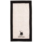 GREENWICH POLO CLUB ΠΕΤΣΕΤΑ ΘΑΛΑΣΣΗΣ 90Χ180 3858 BLACK, ECRU GREENWICH POLO CLUB
