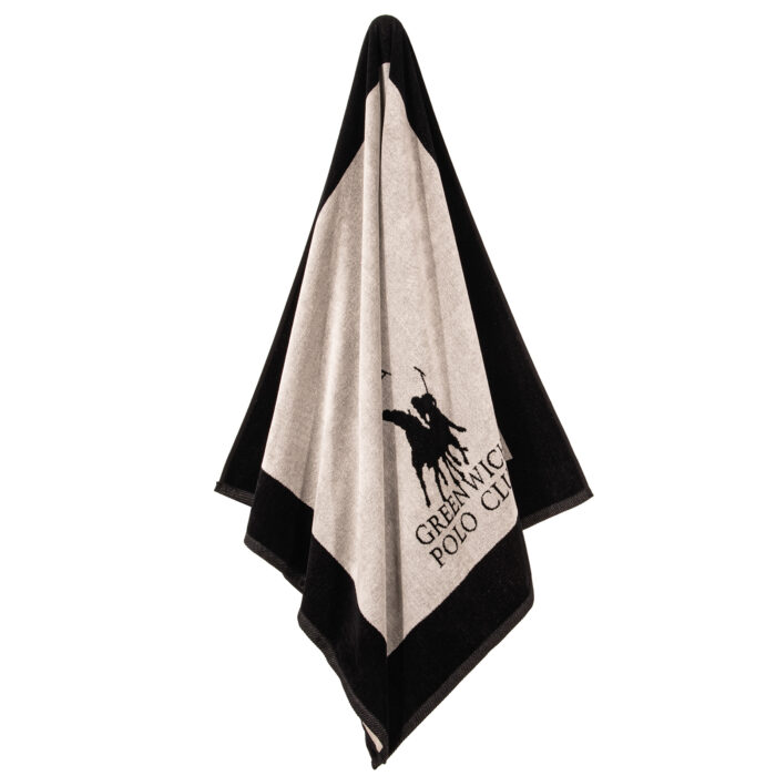 GREENWICH POLO CLUB ΠΕΤΣΕΤΑ ΘΑΛΑΣΣΗΣ 90Χ180 3858 BLACK, ECRU GREENWICH POLO CLUB - Image 2