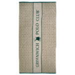 GREENWICH POLO CLUB ΠΕΤΣΕΤΑ ΘΑΛΑΣΣΗΣ 90Χ180 ESSENTIAL 5229 GREEN, TAUPE GREENWICH POLO CLUB