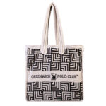 GREENWICH POLO CLUB ΤΣΑΝΤΑ ΘΑΛΑΣΣΗΣ 42Χ45 3732 BLACK, IVORY GREENWICH POLO CLUB
