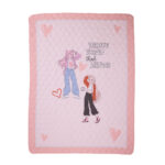 DAS KIDS ΚΟΥΒΕΡΛΙ ΜΟΝΟ 4940 GREY, PINK DAS HOME - Image 2