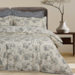 DAS HOME ΠΑΠΛΩΜΑΤΟΘΗΚΗ ΣΕΤ ΥΠΕΡΔΙΠΛΗ PRESTIGE 1712 GREY, IVORY DAS HOME