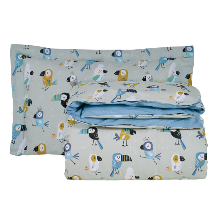 DAS KIDS ΣΕΤ ΠΑΠΛΩΜΑΤΟΘΗΚΗ ΜΟΝΗ 4914 BLUE, GREY, MINT DAS HOME - Image 3