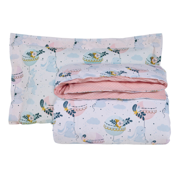 DAS KIDS ΣΕΤ ΠΑΠΛΩΜΑΤΟΘΗΚΗ ΜΟΝΗ 4915 LIGHT BLUE, MINT, PINK DAS HOME - Image 3