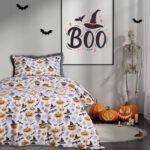 DAS KIDS ΣΕΤ ΠΑΠΛΩΜΑΤΟΘΗΚΗ ΜΟΝΗ 4967 GREY, ORANGE DAS HOME