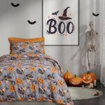 DAS KIDS ΣΕΤ ΠΑΠΛΩΜΑΤΟΘΗΚΗ ΜΟΝΗ 4968 GREY, ORANGE DAS HOME
