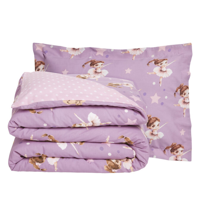 DAS KIDS ΣΕΤ ΠΑΠΛΩΜΑΤΟΘΗΚΗ ΜΟΝΗ 4972 PINK, PURPLE DAS HOME - Image 3