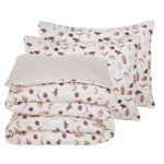 DAS HOME ΣΕΤ ΠΑΠΛΩΜΑΤΟΘΗΚΗ ΜΟΝΗ HAPPY FLANNEL 9681 BEIGE, BROWN DAS HOME - Image 3