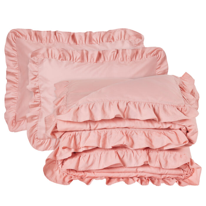 DAS HOME ΣΕΤ ΠΑΠΛΩΜΑΤΟΘΗΚΗ ΥΠΕΡΔΙΠΛΗ DAILY 3169 PINK DAS HOME - Image 3