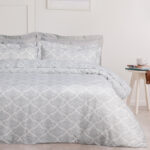 DAS HOME ΣΕΤ ΠΑΠΛΩΜΑΤΟΘΗΚΗ ΥΠΕΡΔΙΠΛΗ DAILY 3182 ECRU, GREY DAS HOME