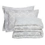 DAS HOME ΣΕΤ ΠΑΠΛΩΜΑΤΟΘΗΚΗ ΥΠΕΡΔΙΠΛΗ DAILY 3182 ECRU, GREY DAS HOME - Image 3