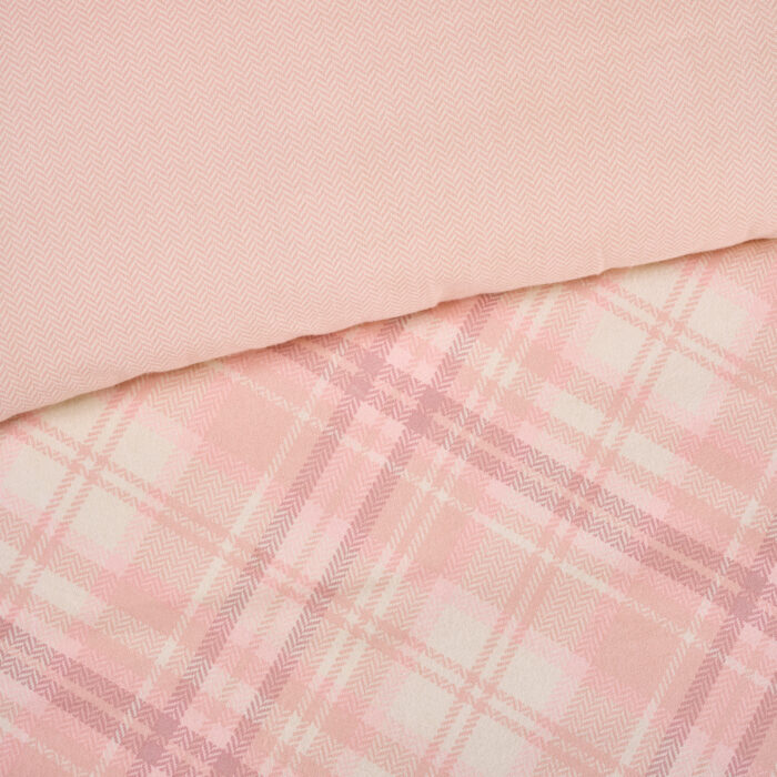 DAS HOME ΣΕΤ ΠΑΠΛΩΜΑΤΟΘΗΚΗ ΥΠΕΡΔΙΠΛΗ HAPPY FLANNEL 9638 ECRU, NUDE DAS HOME - Image 2