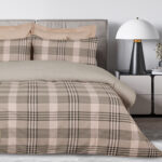 DAS HOME ΣΕΤ ΠΑΠΛΩΜΑΤΟΘΗΚΗ ΥΠΕΡΔΙΠΛΗ HAPPY FLANNEL 9679 BEIGE, OLIVE DAS HOME