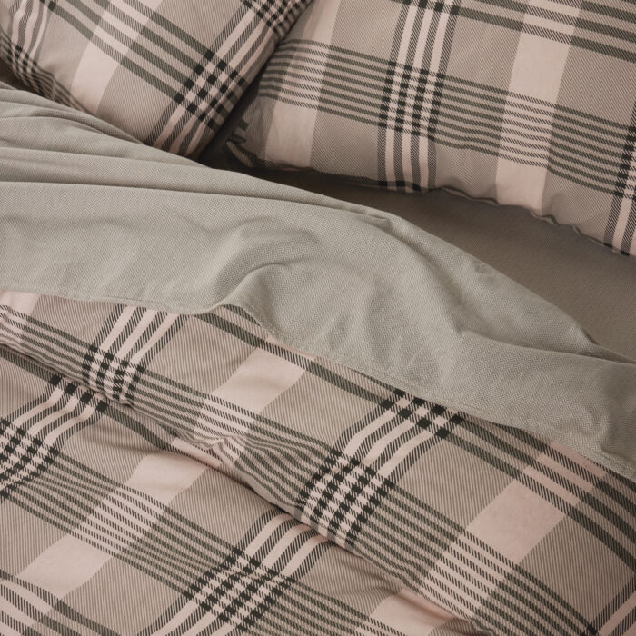 DAS HOME ΣΕΤ ΠΑΠΛΩΜΑΤΟΘΗΚΗ ΥΠΕΡΔΙΠΛΗ HAPPY FLANNEL 9679 BEIGE, OLIVE DAS HOME - Image 2