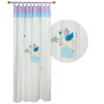 DAS BABY 6463 ΚΟΥΡΤΙΝΑ-ΚΡΙΚΟΥΣ 140Χ260 ΚΡΕΜ, ΡΟΖ DAS HOME - Image 2