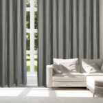 DAS HOME ΚΟΥΡΤΙΝΑ ΜΕ ΚΡΙΚΟΥΣ 140Χ270 2230 ΓΚΡΙ DAS HOME