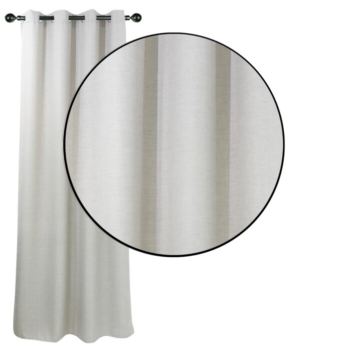 DAS HOME ΚΟΥΡΤΙΝΑ ΜΕ ΚΡΙΚΟΥΣ 140Χ270 2242 OLIVE DAS HOME - Image 2