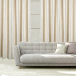 DAS HOME ΚΟΥΡΤΙΝΑ ΜΕ ΚΡΙΚΟΥΣ 140Χ270 2257 ΜΠΕΖ DAS HOME